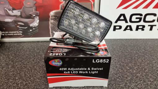 LED 40 Adjustable & swivel 4x6 Work Light
